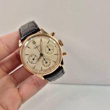 ユニバーサル・ジュネーブ コンパックス ヴィンテージ クロノグラフ バイ・コンパックス ローズゴールド 38mm 手巻き