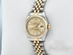 Thumbnail von Rolex Lady-Datejust 179173 2014 Stahl Gelbgold 750 Diamanten Automatik Gold