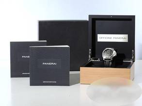 Thumbnail von Panerai Luminor Marina Base 44mm Pam00777 2019 stainless steel manual winding steel black dial