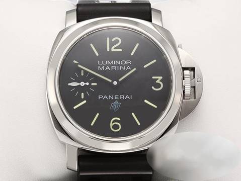  Panerai Luminor Marina Base 44mm Pam00777 2019 Edelstahl Handaufzug Stahl Steel Black Dial 