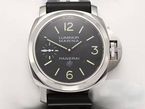 Thumbnail von Panerai Luminor Marina Base 44mm Pam00777 2019 stainless steel manual winding steel black dial