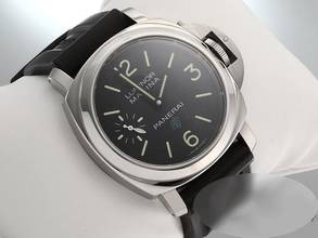 Thumbnail von Panerai Luminor Marina Base 44mm Pam00777 2019 stainless steel manual winding steel black dial