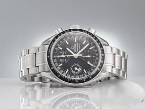 Thumbnail von Omega Speedmaster Date Triple Date 39 Mm 175.0084 Edelstahl Automatik Stahl
