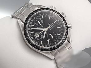 Thumbnail von Omega Speedmaster Date Triple Date 39 Mm 175.0084 Edelstahl Automatik Stahl