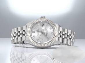 Thumbnail von Rolex Lady-Datejust 28 279174 2018 Edelstahl Weissgold 750 Diamanten Automatik Stainless Steel 18kt White Gold Jubilé-band Chronometer Oyster