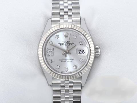  Rolex Lady-Datejust 28 279174 2018 Edelstahl Weissgold 750 Diamanten Automatik Stainless Steel 18kt White Gold Jubilé-band Chronometer Oyster 
