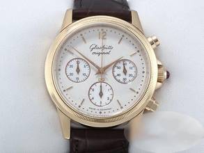 Thumbnail von Glashütte Original Senator Chronograph Rose Gold 750 1-10-66-01-01-05 Anniversary Chronograph 18kt Rose Gold