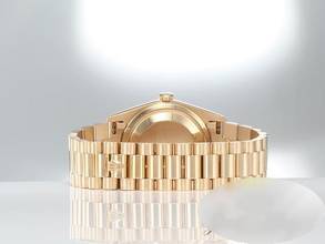 Thumbnail von Rolex Day-Date 36 36mm 18238 1990 Gelbgold 750 Diamanten Automatik 18kt Yellow Gold President-band Chronometer Oyster