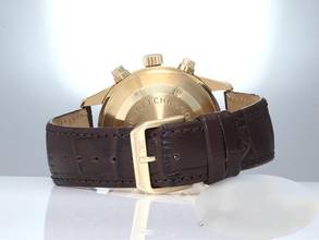 Thumbnail von IWC Pilot's Watch Double Chronograph Pilot Double Chronograph 750 Yellow Gold Iw3711 Automatic 18kt Yellow Gold Black Dial