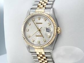 Thumbnail von Rolex Datejust 36 36mm 16233 1999 Lc100 Diamanten Stahl Gelbgold 750 Automatik Stainless Steel 18kt Yellow Gold Jubilé-band Chronometer Oyster