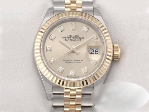  Rolex Lady-Datejust 28 279173 Edelstahl Gelbgold 750 Diamanten Automatik Stainless Steel 18kt Yellow Gold Jubilé-band Chronometer Oyster 