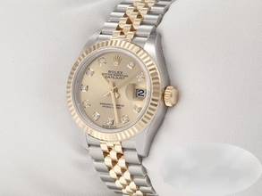 Thumbnail von Rolex Lady-Datejust 28 279173 Edelstahl Gelbgold 750 Diamanten Automatik Stainless Steel 18kt Yellow Gold Jubilé-band Chronometer Oyster