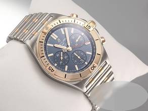 Thumbnail von Breitling Chronomat 42 B01 42 UB0134 2020 stainless steel automatic steel 18kt rose gold