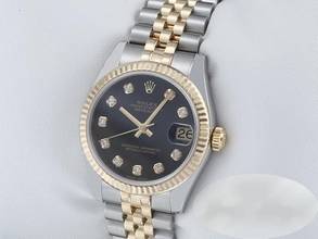 Thumbnail von Rolex Lady-Datejust 31mm 178273 2012 Edelstahl Gelbgold 750 Diamanten Stainless Steel 18kt Yellow Gold Gold Black Dial