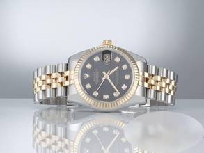 Thumbnail von Rolex Lady-Datejust 31mm 178273 2012 Edelstahl Gelbgold 750 Diamanten Stainless Steel 18kt Yellow Gold Gold Black Dial