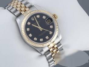 Thumbnail von Rolex Lady-Datejust 31mm 178273 2012 Edelstahl Gelbgold 750 Diamanten Stainless Steel 18kt Yellow Gold Gold Black Dial