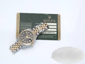 Thumbnail von Rolex Lady-Datejust 31mm 178273 2012 Edelstahl Gelbgold 750 Diamanten Stainless Steel 18kt Yellow Gold Gold Black Dial