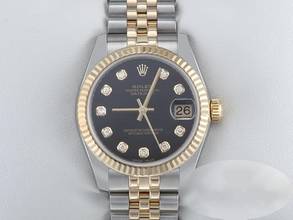 Thumbnail von Rolex Lady-Datejust 31mm 178273 2012 Edelstahl Gelbgold 750 Diamanten Stainless Steel 18kt Yellow Gold Gold Black Dial