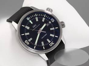 Thumbnail von IWC Aquatimer Automatic Vintage 44 mm IW3231 stainless steel wristwatch steel black dial