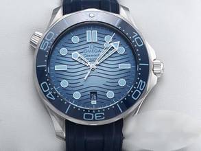 Thumbnail von Omega Seamaster Diver 300 M Summer Blue Stainless Steel 2023 210.32.42.20.03.002 Automatic Steel Steel Blue Dial
