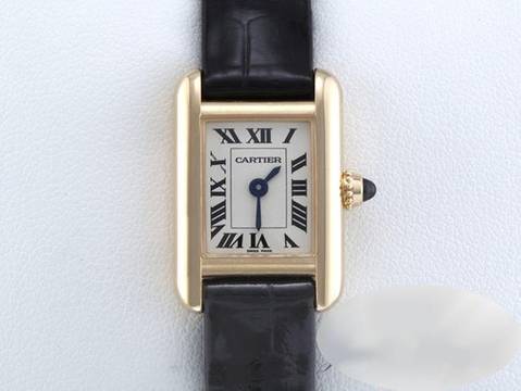  Cartier Tank Louis Cartier Mini Modell Gelbgold 750 2025 Wgta0212 18kt Yellow Gold Damen 
