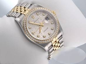 Thumbnail von Rolex Datejust 36mm 116243 2017 Lc100 Stahl Gelbgold 750 Diamanten Automatik Stainless Steel 18kt Yellow Gold Jubilé-band Chronometer Oyster
