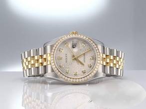 Thumbnail von Rolex Datejust 36mm 116243 2017 Lc100 Stahl Gelbgold 750 Diamanten Automatik Stainless Steel 18kt Yellow Gold Jubilé-band Chronometer Oyster