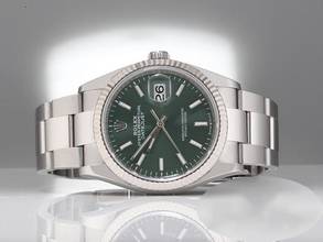 Thumbnail von Rolex Datejust 36mm 126234 2022 Stahl Weissgold 750 Grün Automatik Stainless Steel 18kt White Gold Oyster-band Chronometer Green Dial