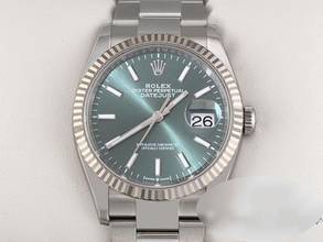 Thumbnail von Rolex Datejust 36mm 126234 2022 Stahl Weissgold 750 Grün Automatik Stainless Steel 18kt White Gold Oyster-band Chronometer Green Dial