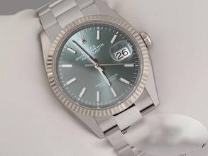 Thumbnail von Rolex Datejust 36mm 126234 2022 Stahl Weissgold 750 Grün Automatik Stainless Steel 18kt White Gold Oyster-band Chronometer Green Dial