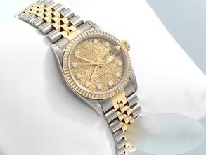 Thumbnail von Rolex Datejust 31 Medium Datejust 31mm 2002 Stahl Gelbgold 750 Diamanten Automatik Stainless Steel 18kt Yellow Gold Damen Jubilé-band Chronometer Oyster