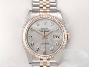 Thumbnail von Rolex Datejust 36mm 116231 2015 Stahl Rosegold 750 Perlmutt Diamanten Automatik Stainless Steel 18kt Rose Gold Jubilé-band Chronometer Oyster