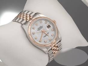 Thumbnail von Rolex Datejust 36mm 116231 2015 Stahl Rosegold 750 Perlmutt Diamanten Automatik Stainless Steel 18kt Rose Gold Jubilé-band Chronometer Oyster