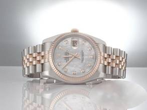 Thumbnail von Rolex Datejust 36mm 116231 2015 Stahl Rosegold 750 Perlmutt Diamanten Automatik Stainless Steel 18kt Rose Gold Jubilé-band Chronometer Oyster