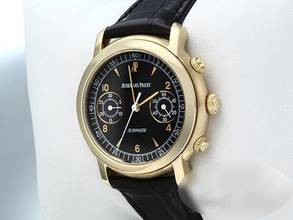Thumbnail von Audemars Piguet Jules Audemars 25859ba Yellow Gold 750 Chronograph 1999 Automatic 18kt Yellow Gold Black Dial
