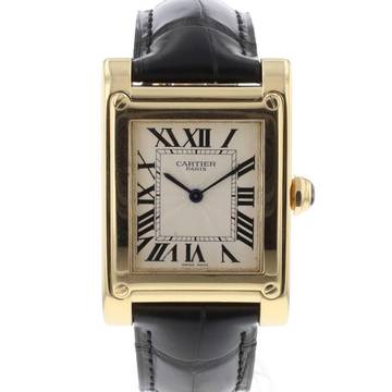  Cartier Tank a Vis Privee Yellow Gold 