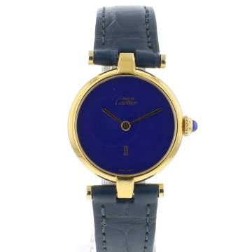 Cartier Must VLC Lapis Lazuli Service '26 