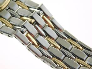 Thumbnail von Jaeger-LeCoultre Albatros steel yellow gold men's watch with date, 35 mm, in TOP condition, rare version, full bracelet, caliber 608