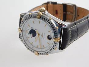 Thumbnail von Breitling Antares Reserve Marche Herrenuhr Automatik 40 mm mit Gangreserve top Zustand seltene große Herrenuhr