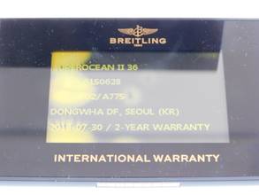 Thumbnail von Breitling Superocean II 36 36mm automatic in full set factory diamonds top condition factory diamonds