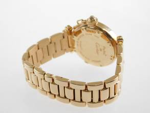 Thumbnail von Cartier Pasha 18 Karat Gelbgold Pasha Grille mit original Brillant Besatz im Full Set wie Neu original Besatz alle Papiere checked by Cartier !