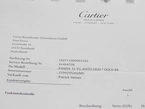 Thumbnail von Cartier Pasha 18 Karat Gelbgold Pasha Grille mit original Brillant Besatz im Full Set wie Neu original Besatz alle Papiere checked by Cartier !