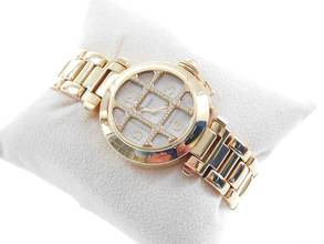 Thumbnail von Cartier Pasha 18 Karat Gelbgold Pasha Grille mit original Brillant Besatz im Full Set wie Neu original Besatz alle Papiere checked by Cartier !