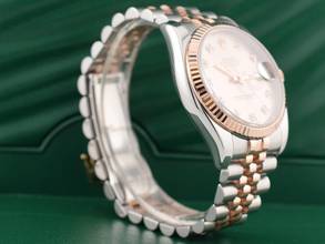 Thumbnail von Rolex Datejust 36 116231 Steel & Rose Gold With Pink Diamonds Dial - Full Set 36mm
