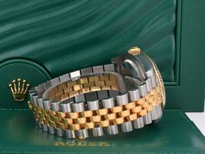 Thumbnail von Rolex Datejust 116233 Gold Dial With Big Diamonds - Full Set 36mm