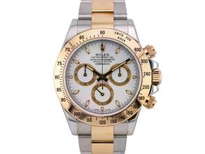 Thumbnail von Rolex Daytona Cosmograph Daytona 116523 Aph Chromalight White Dial - Like New Full Set 2016