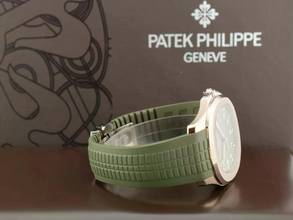 Thumbnail von Patek Philippe Aquanaut 5168g-010 Green & White Gold - Like New Ita 2021