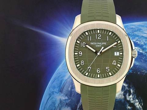  Patek Philippe Aquanaut 5168g-010 Green & White Gold - Like New Ita 2021 