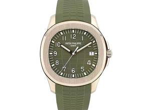 Thumbnail von Patek Philippe Aquanaut 5168g-010 Green & White Gold - Like New Ita 2021