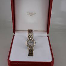 Thumbnail von Cartier Panthère Vendome Quarz Ø 24 mm Stahl/18k Gold Armband 3 Streifen Gold Full Set